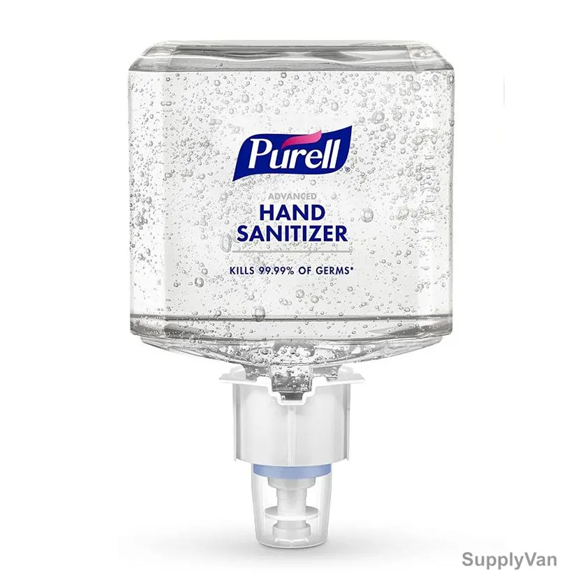Purell Advanced Hand Sanitizer Gel Refill For ES6 Touch-Free Hand Sanitizer Dispensers, 6463-02, 1200ML, Clear — image 1