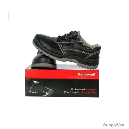 Honeywell Low Ankle Safety Shoes, BEA, Steel Toe, Size40, Black