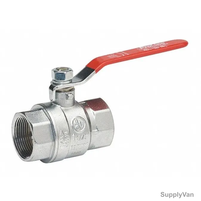 Pegler Ball Valve, Chrome Plated, 1/2 Inch