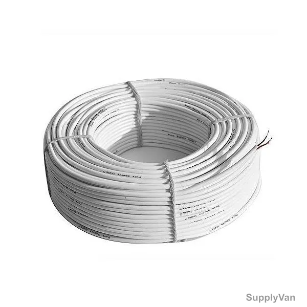 RR Single Core Panel Wire, PVC, 0.75 SQ.MM x 100 Yards Length, White