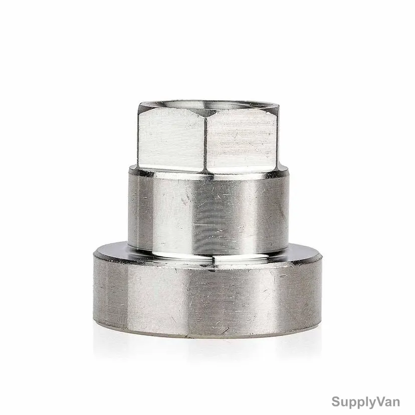 Rhinomotive Spray Gun Epp Adapter, R1414, Stainless Steel, Type 2 — image 1