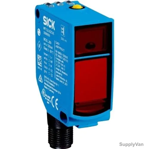 Sick Push-Pull PowerProx Photoelectric Sensor, 1072635, IP67, 658 Nm, 10-30VDC, 50-2500MM Sensor Range