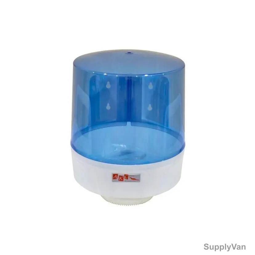 Akc Maxi-Roll Dispenser, TD01, Plastic, S, Blue/White