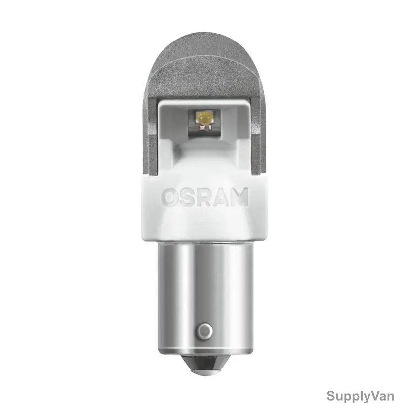 Osram LEDriving Premium SL LED Indicator Light, 7556CW, BA15s, 12V, 2W, 2 Pcs/Pack
