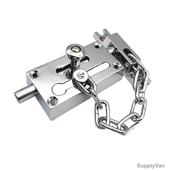 Robustline Door Guard With Anti-Theft Chain, Copper Alloy — image 1