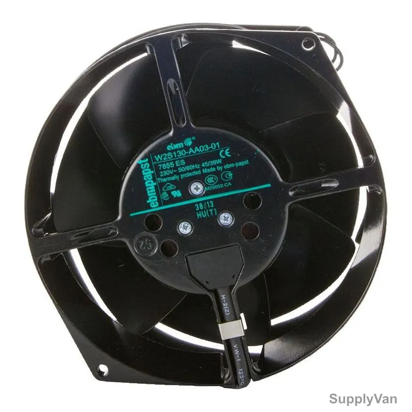 Ebmpapst AC Axial Fan, W2S130-AA03-01, Circular, 39W, 230V, 224 CFM, 172 x 55MM — image 1