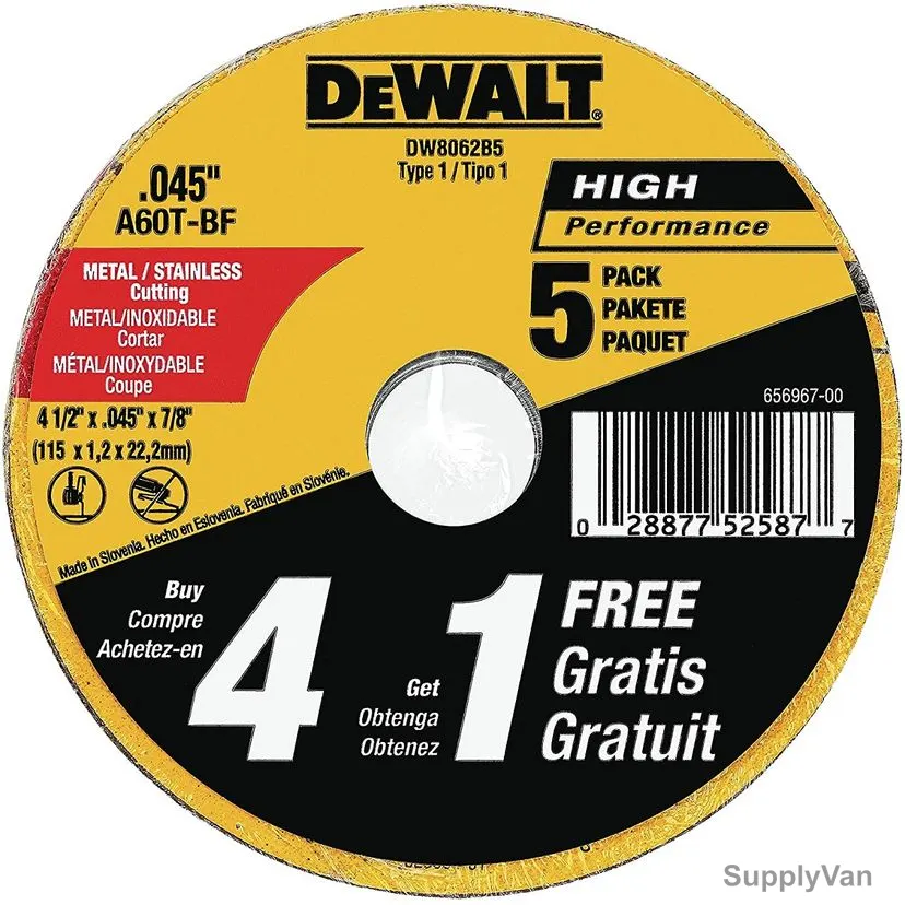 Dewalt Cutting Disc, 4.5 Inch, 2MM