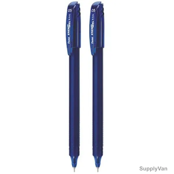 Pentel Energel Roller Gel Roller Pen, PE-BL27-02C, 0.7MM Tip, Blue, 2 Pcs/Pack