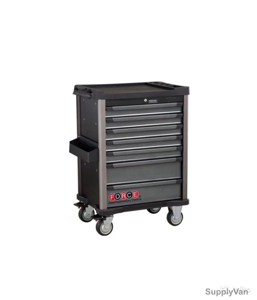 Force Trolley with Tools, 10217-361, 7 Drawers, 361 Pcs
