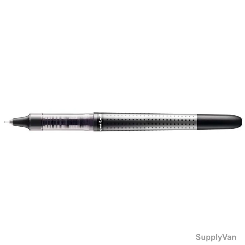 Uni-Ball Ball Point Pen, UB185-BK, Eye Needle, 0.5MM Tip, Black, 12 Pcs/Pack