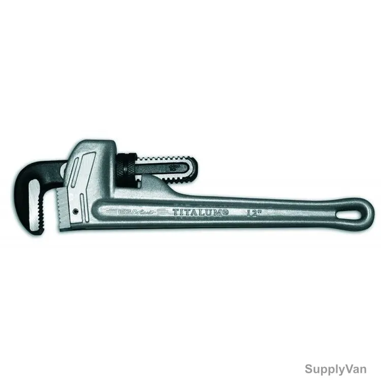 Ega Master Pipe Wrench, 61044, 10 Inch, Black