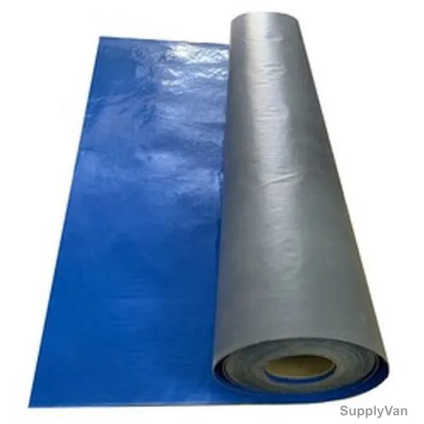 Waterproof Tarpaulin Sheet Roll, Bitumen, 1 Mtr Width x 20 Mtrs Length, Blue