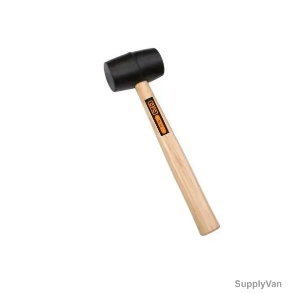 CFC Rubber Mallet, HMB16, 16 Oz, Black
