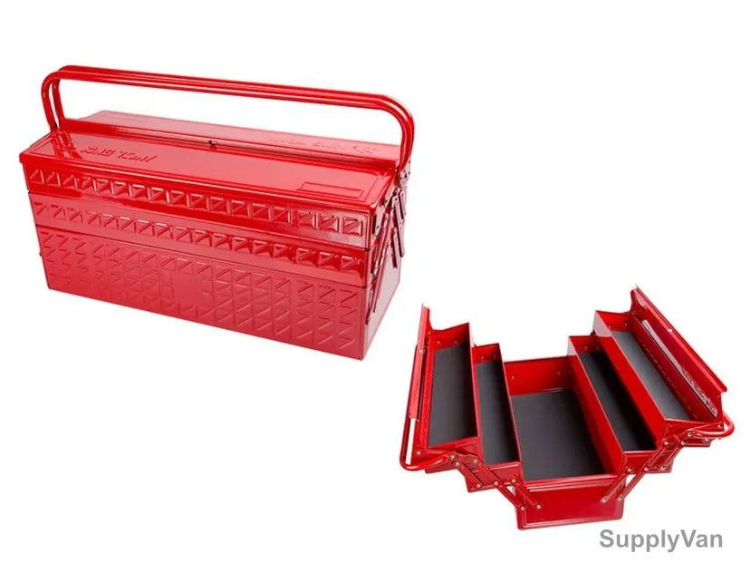 Kingtony Tool Box, 87402, Steel, 5 Compartment, 1.22 Cu.Ft. — image 1