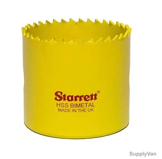 Starrett Hole Saw, SH177MM, High Speed Steel, 177MM, Yellow