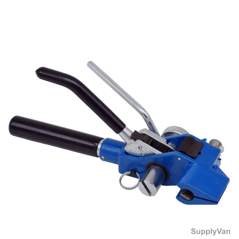 Heavy Duty Stainless Steel Strapping Tool, 6 to 19MM Tensioner Size, Blue — image 1