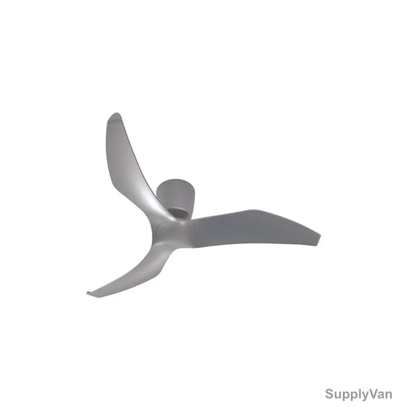 Aeratron Ceiling Fan With Remote, FR360SLV, 3 Blade, 60 Inch, 110-240V, Silver — image 1