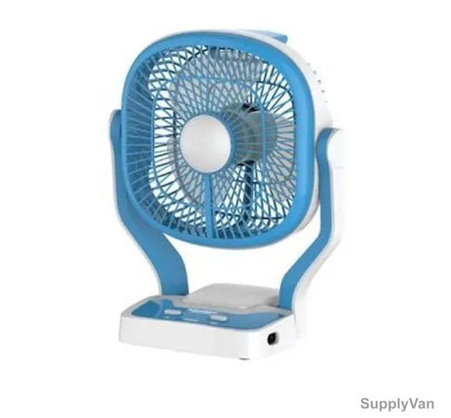 Geepas Rechargeable Mini Fan With Led Torch, GF9619, 3W
