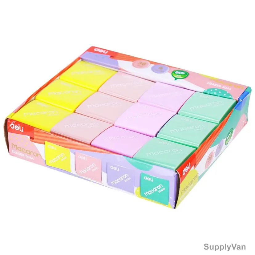 Deli Eraser, Rubber, 20 Pcs/Pack