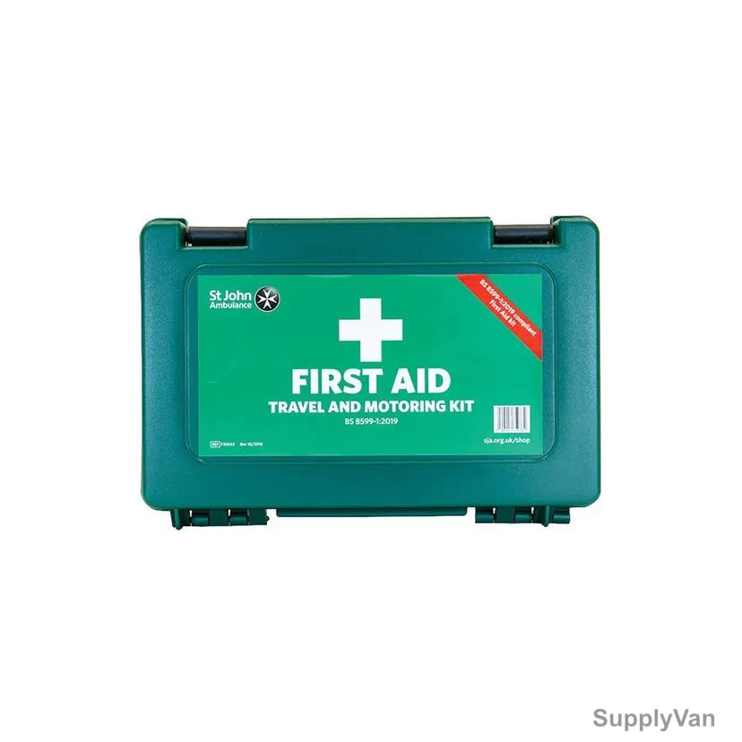 Reliance Medical Travel/Motoring Workplace First Aid Kit, FA-F30663, Green, 14 Pcs/Kit