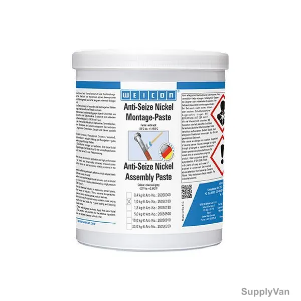 Weicon Anti-Seize Nickel Assembly Paste, 26050100, 1 Kg — image 1