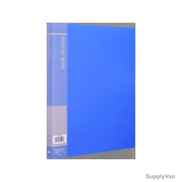 Deli Display Book, E5004, 40 Pockets, Blue — image 1