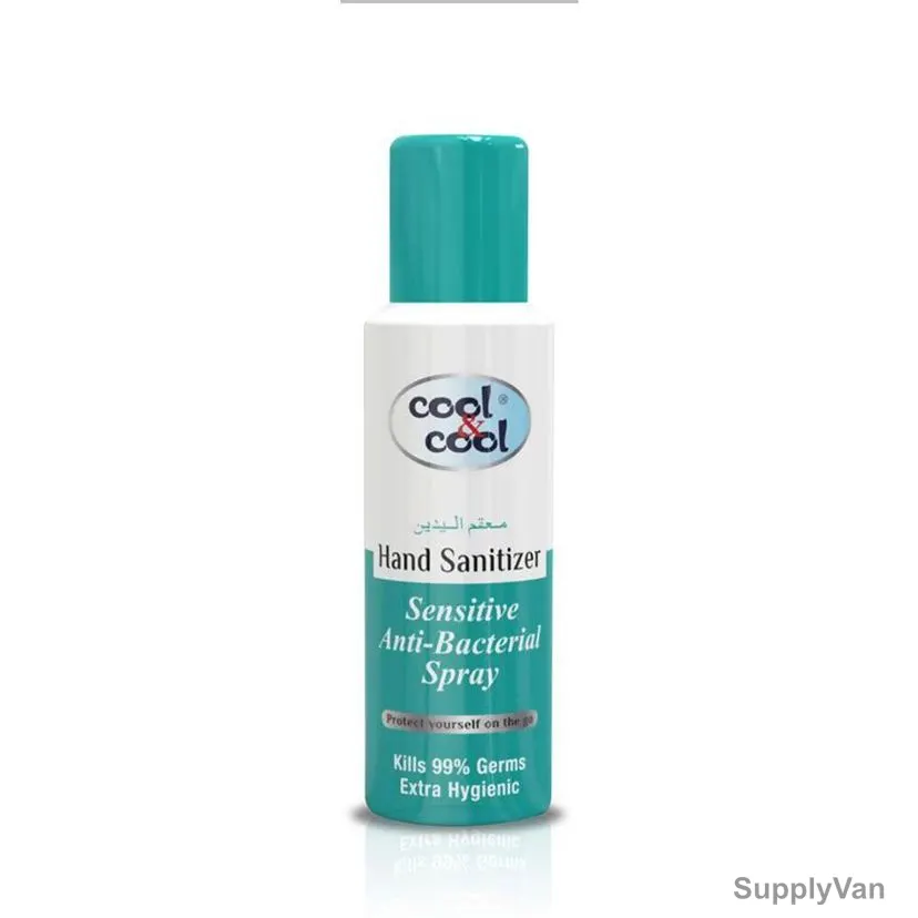Cool and Cool Sensitive Hand Sanitizer Spray, 60ML — image 1