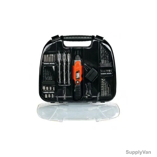 Black And Decker Cordless Screwdriver Kit W/ 44Pcs Accessories, A7145-GB, 3.6V