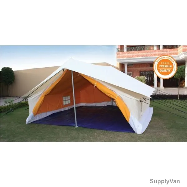 UNHCR Family Relief Tent, AMT-134, Iron Stick, 4 x 4 Mtrs, White