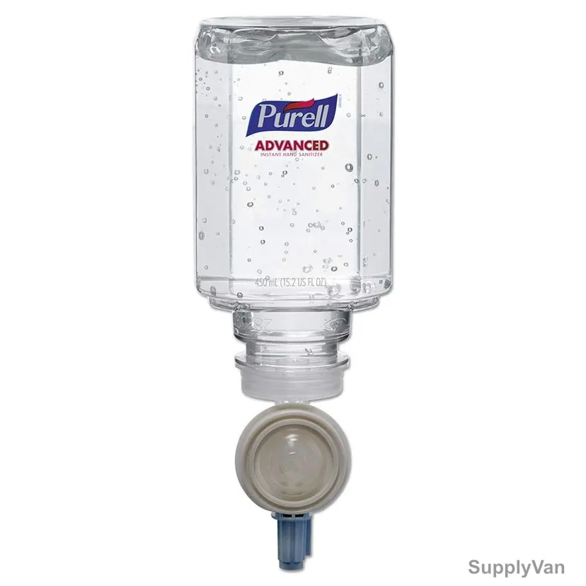 Purell Advanced Gel Hand Sanitizer, 1450-06, 450ML, Clear