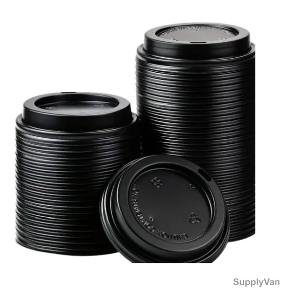 Dfac Pack Cup Lid For Hot and Cold Beverages, 12/16 Oz, 1000 Pcs/Carton — image 1