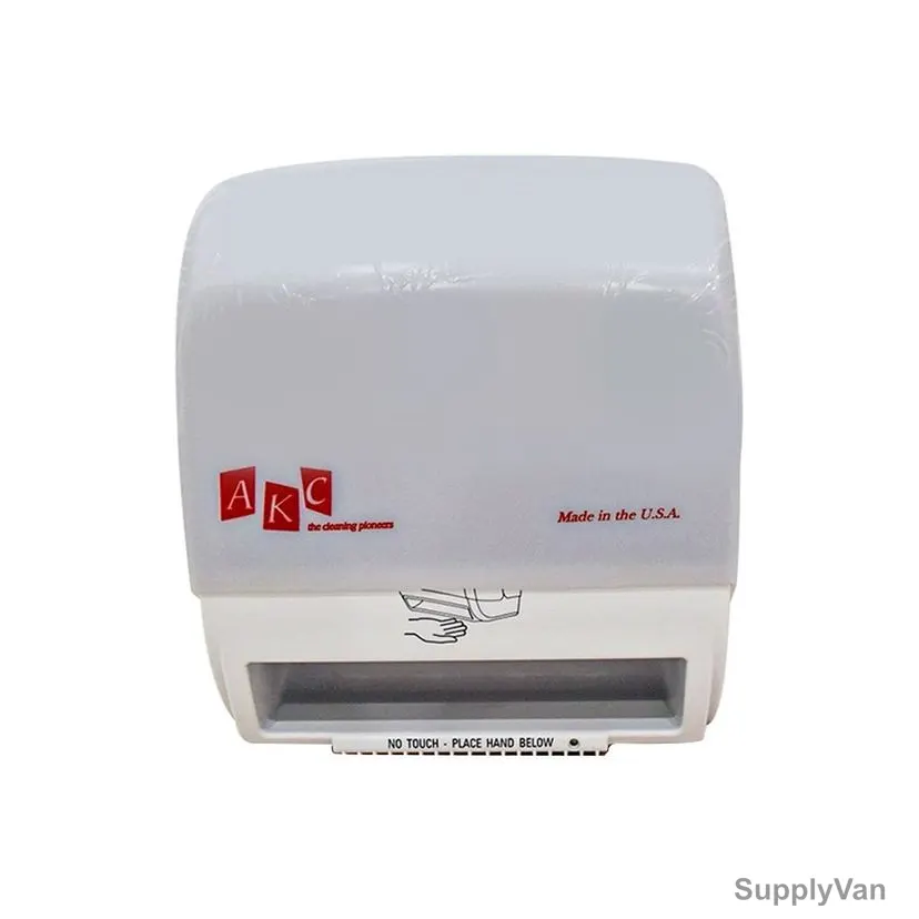 Akc Auto-Cut Electronic Tissue Dispenser, Plastic, White — image 1