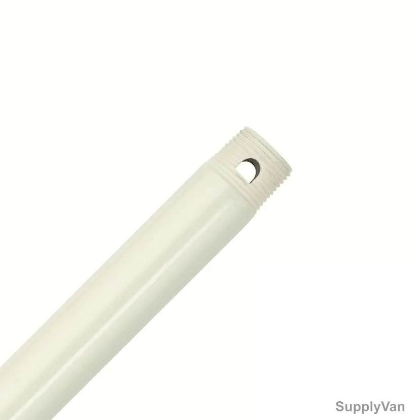 Hunter All Weather Extension Downrod, 99750, Alloy Steel, 48 Inch, Fresh White