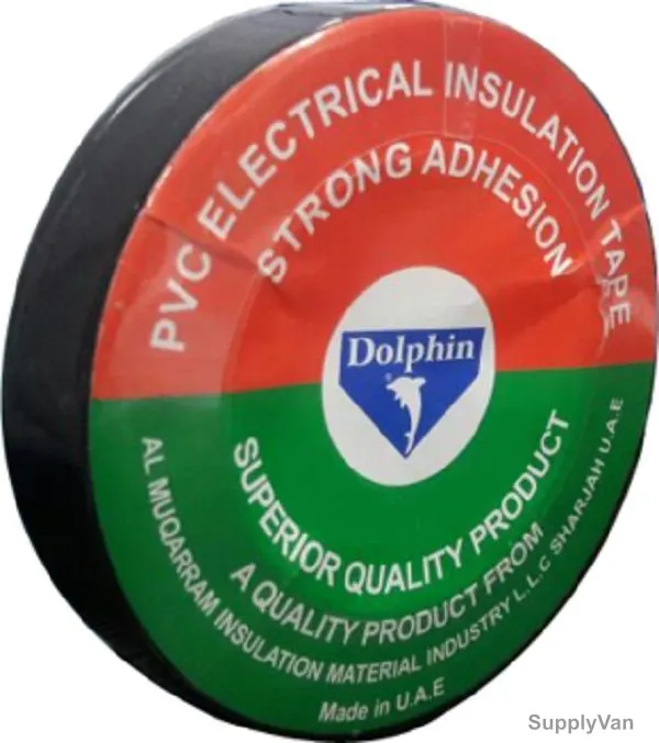 Dolphin Electrical Tape, 18MM, 9 Mtrs, PK500