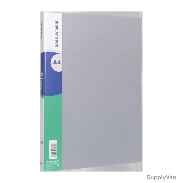 Deli Display File, E5002, 20 Pockets, Grey