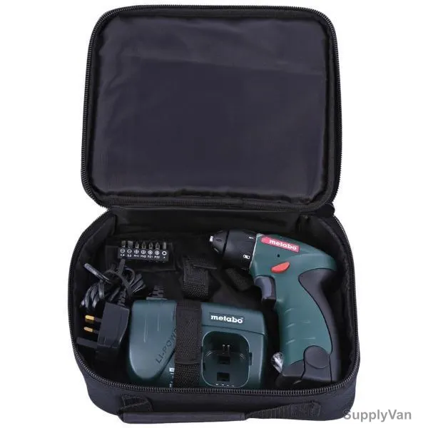 Metabo Cordless Screwdriver, Powergrip Li, Li-Ion, 7.2V