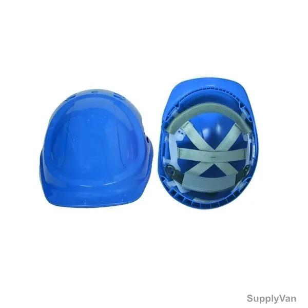 Vaultex Safety Helmet With Ratchet Suspension, ABS2, Blue