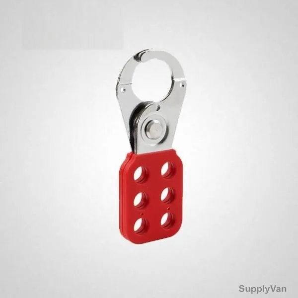 LockD Lockout Hasp, SH01, Nylon and Steel, 25MM, Red