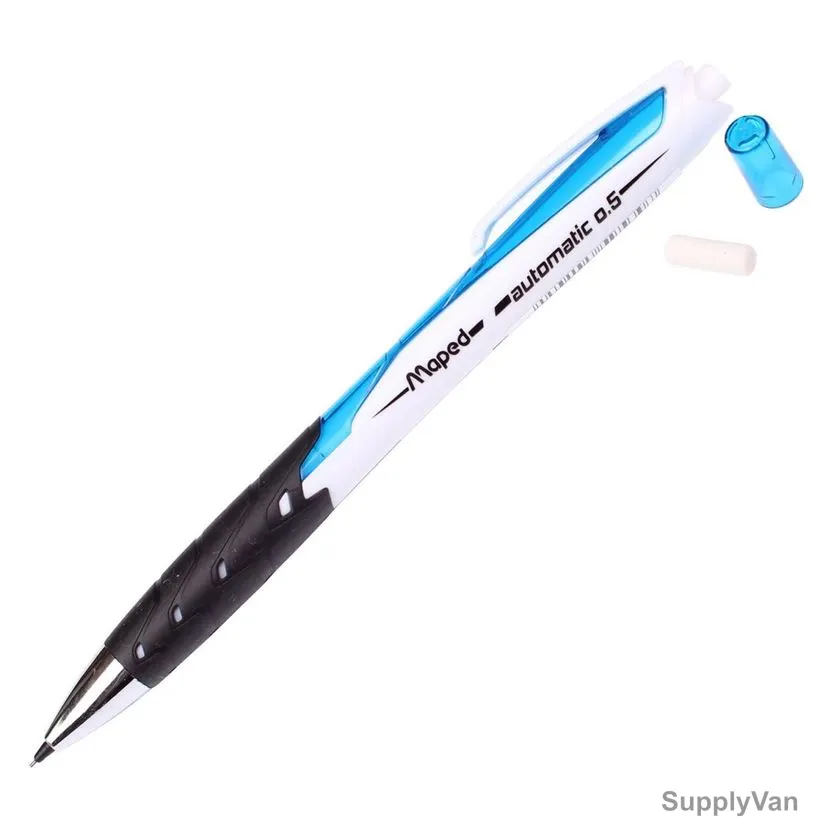 Maped Automatic Mechanical Pencil, MD-559530, Black'Peps, 0.5MM Tip Size, Blue, 12 Pcs/Pack