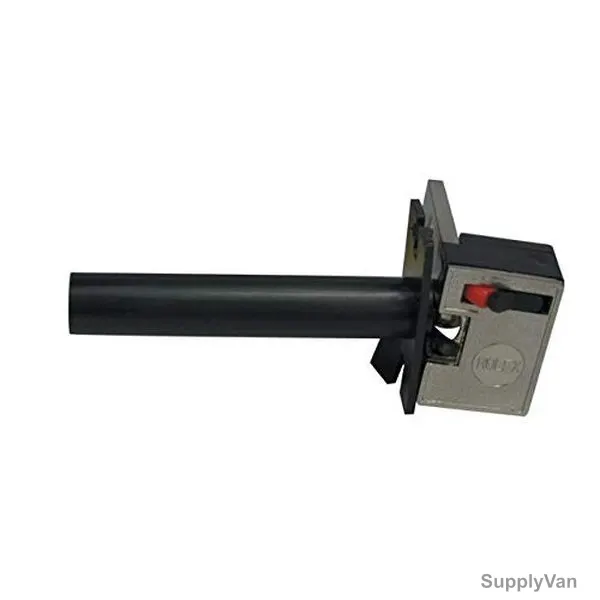 Robustline Concealed Door Guard, Silver and Black