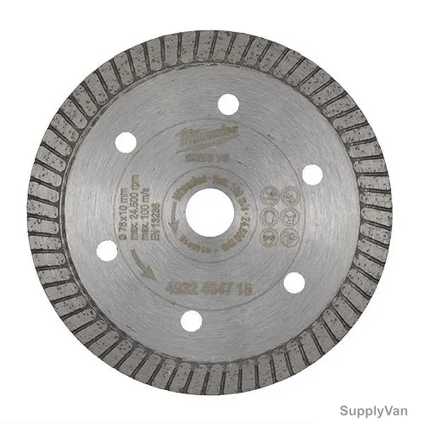 Milwaukee Diamond Cutting Blade, DHTS-76, 10 x 76MM