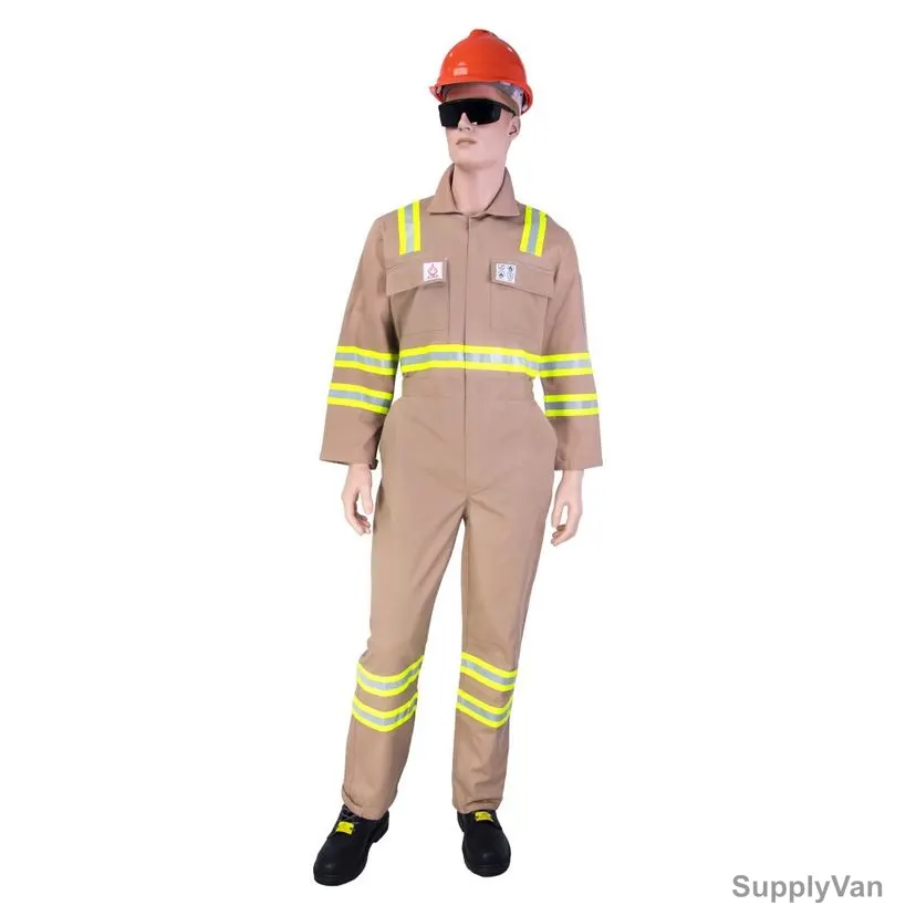 Empiral Coverall, E31005050, Cotton, 2XL, Khaki