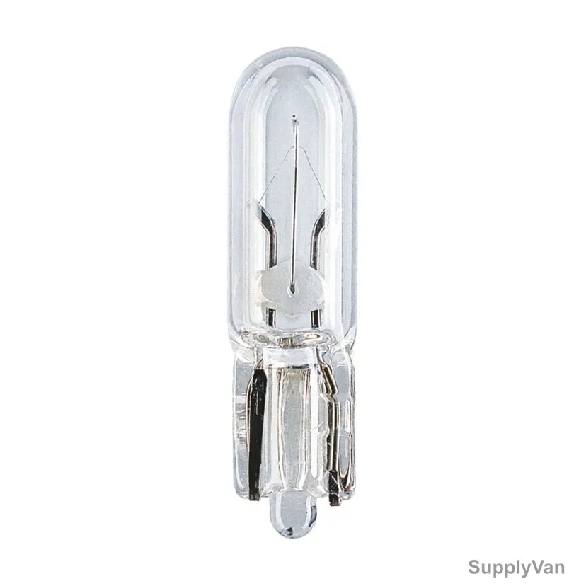 Osram Automotive Signal Bulb With Glass Wedge Base, 2721, W2x4.6d, 12V, 1.2W