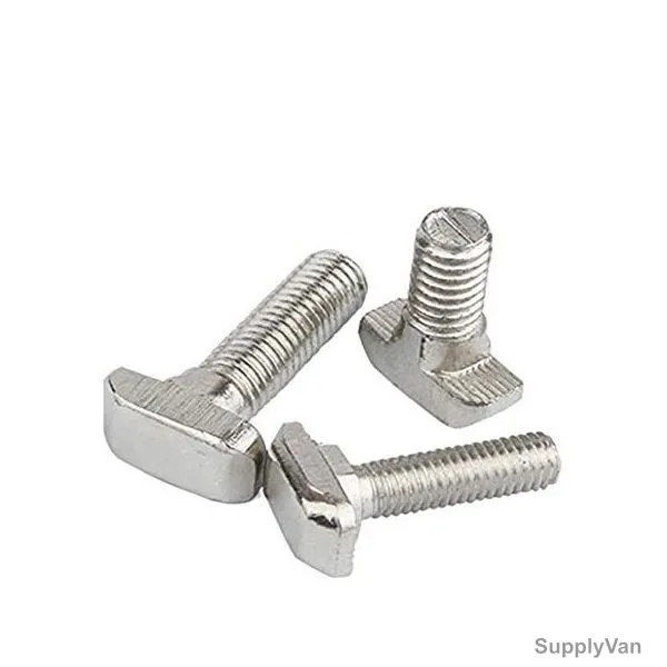 Extrusion T-Slot Bolt, 45 Series, Stainless Steel, M8 x 35MM, PK50