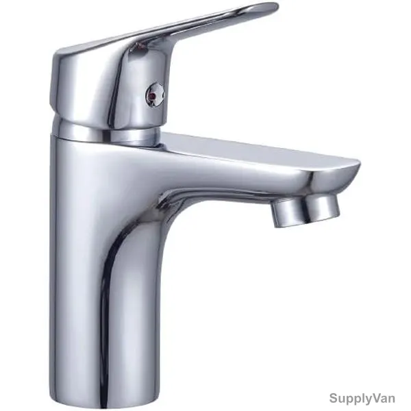 Cavil Wall Mounted Wash Basin Mixer Tap, CSBF-B203-UTH, Bella, Brass, Chrome — image 1