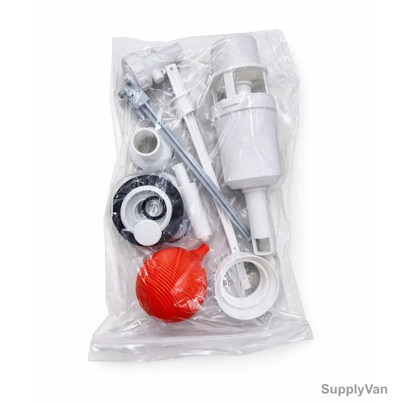 Novex Universal Toilet Cistern Flush Kit, NSBF-TNK-003A, PVC/Plastic, 6 Bar, White — image 1