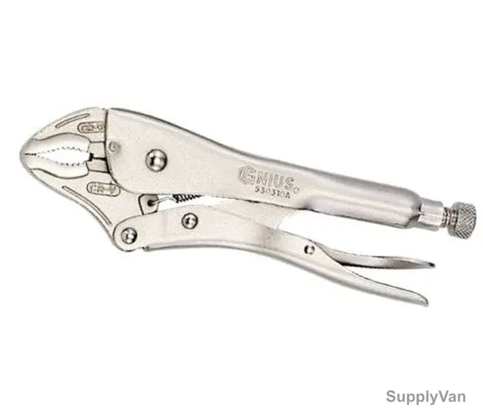Genius Curved Jaw Locking Plier With Cutter, 530310A, 250MM
