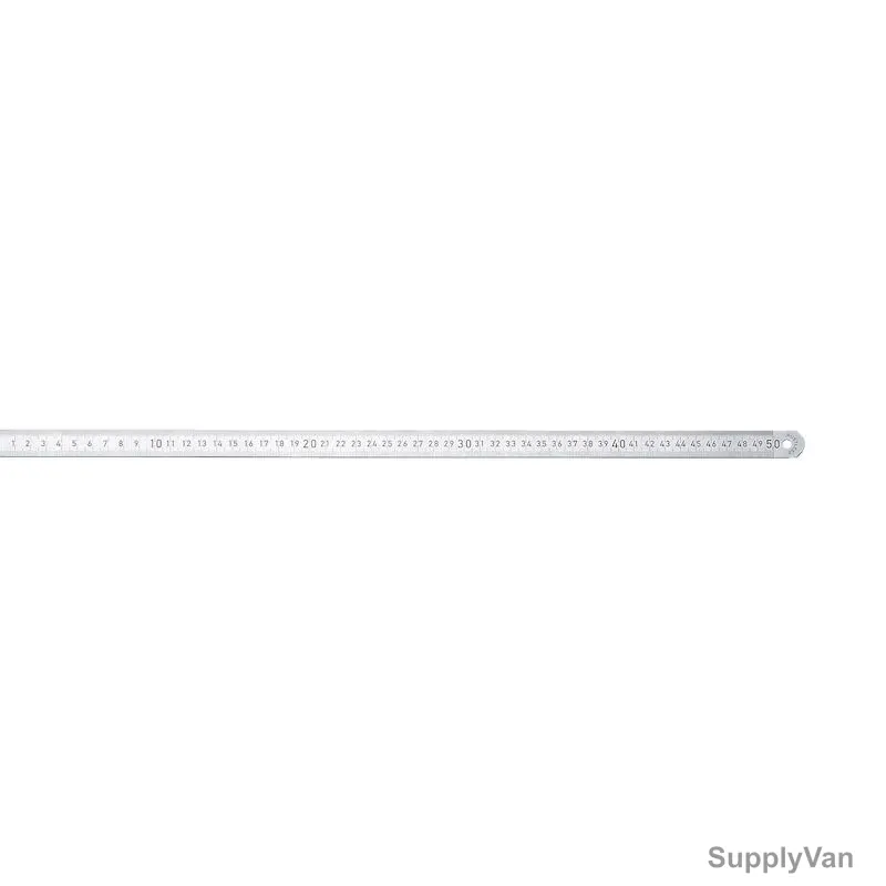Wurth Measuring Ruler, 0695072500, Stainless Steel, 0.5MM Thk, 18MM Width x 500MM Length, 10 Pcs/Pack