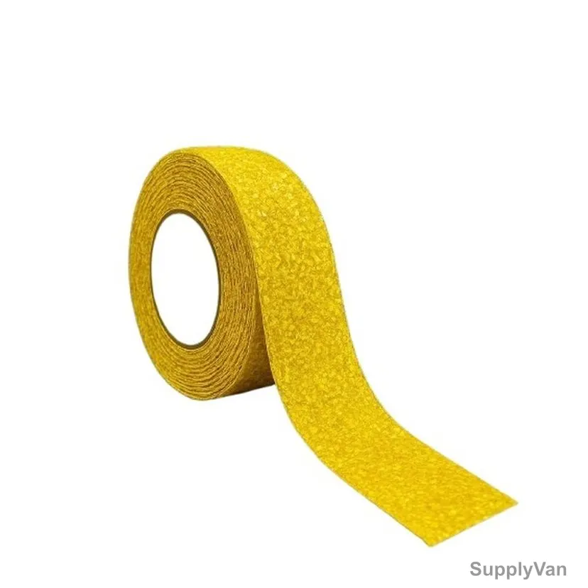 Anti-Slip Tape With Rubber Particles, 50MM Width x 5 Mtrs Length, Yellow — image 1
