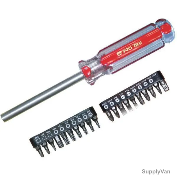 Pro-Tech Screwdriver Bit Set, CL-21B, 21PCS